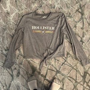 Hollister cotton long sleeve top